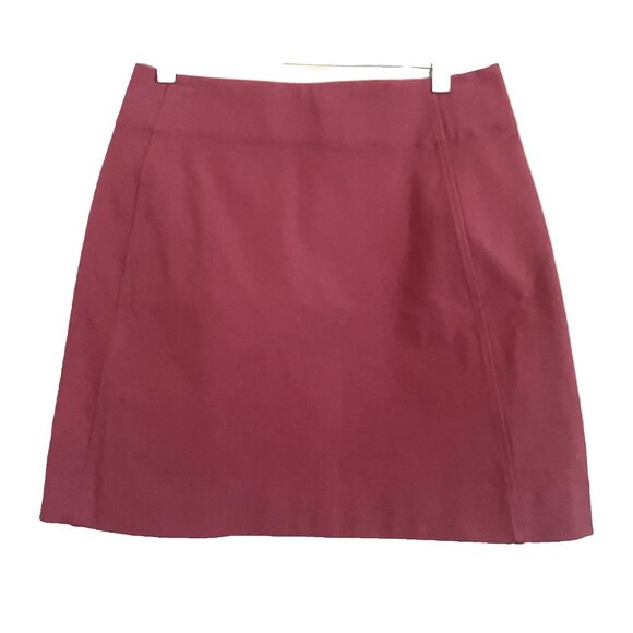 MM Lafleur The Rowley Skirt 4 NWT Rosewood Better than Denim Stretch Capsule - Picture 2 of 7